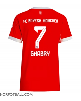 Billige Fotballdrakt Bayern Munich Serge Gnabry #7 Replika Hjemmedrakt Dame 2025-26 Kortermet Billige Fotballdrakt Bayern Munich Serge Gnabry #7 Replika Hjemmedrakt Dame 2025-26 Kortermet